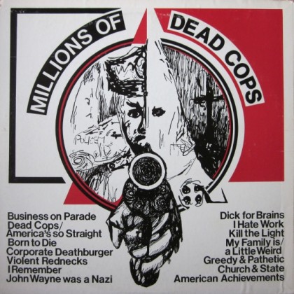 M.D.C. – Millions of Dead Cops - back cover