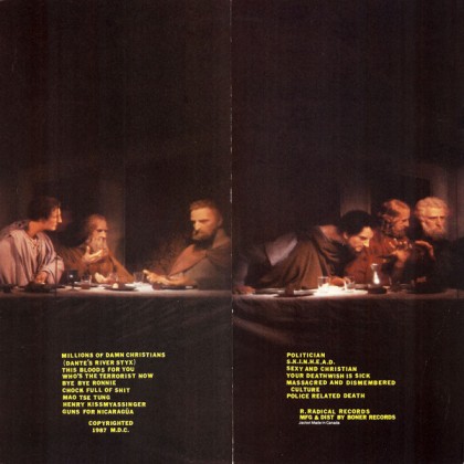 M.D.C. – Millions of Damn Christians – This Blood’s For You - back cover