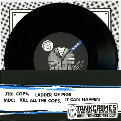 M.D.C. / John The Baker – 7” split single - back cover