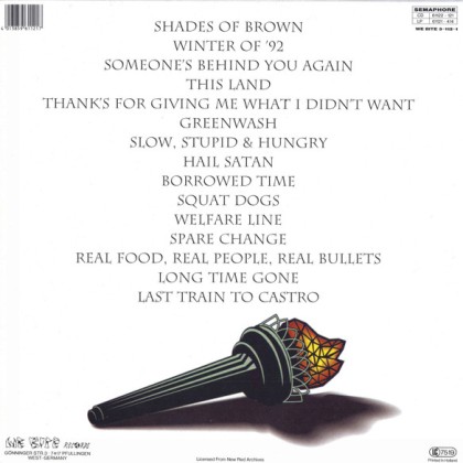 M.D.C. – Shades of Brown - back cover