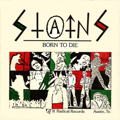 Stains – John Wayne 7″ - back cover